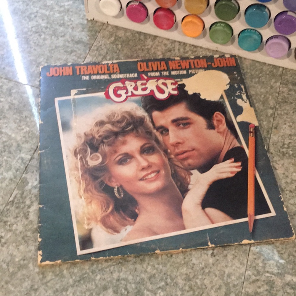 Grease vinyl Album vintage